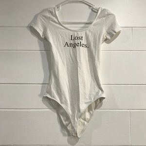 Bershka bodysuit ‘Lost Angeles’